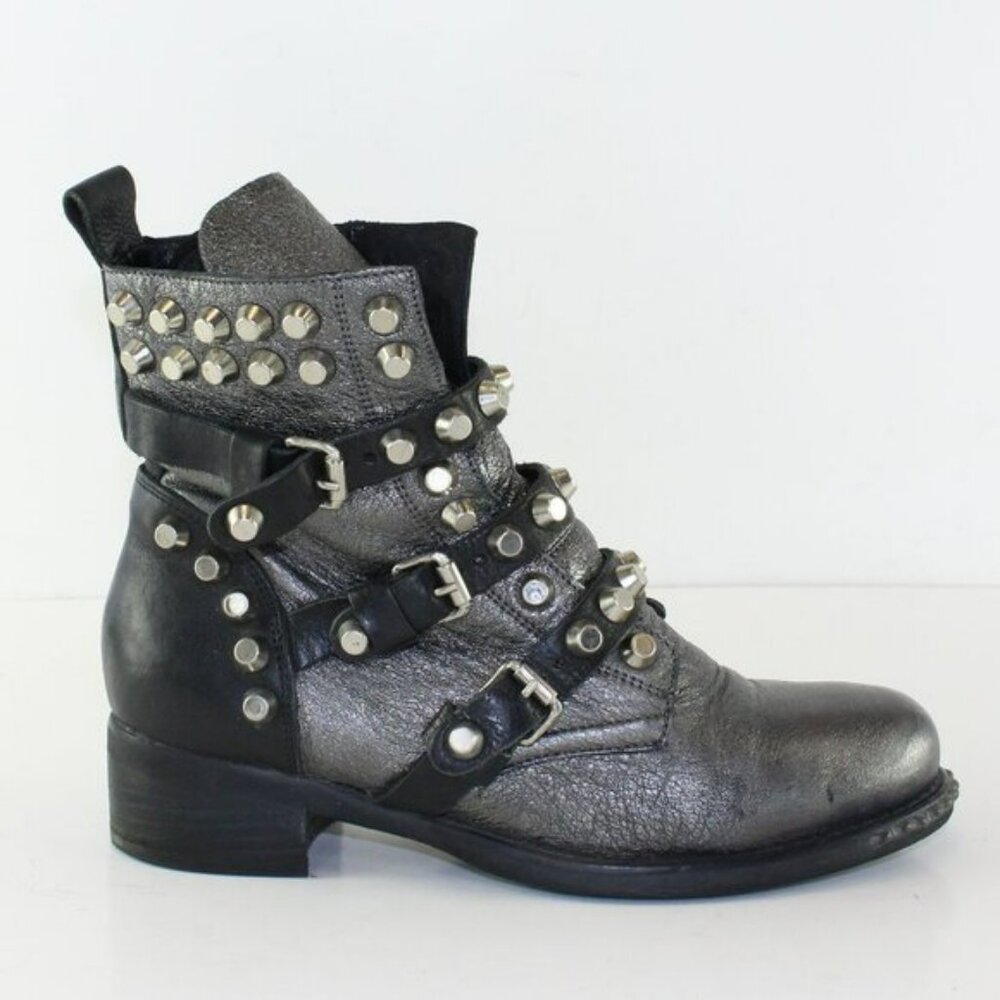 Miu Miu Prada Ankle Biker Boots (EU 37 / 6.5 US)